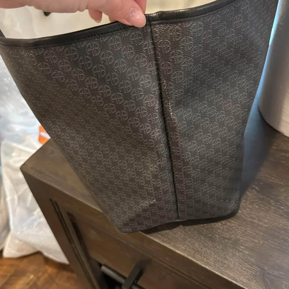 Anine Bing Charcoal Patterned Tote - Picture 13 of 13